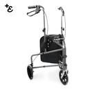 Andador 3 Rodas Dobrável Aço D11 Dellamed