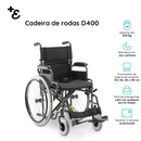 Cadeira de Rodas Dobrável em Aço D400