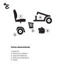 Cadeira Motorizada Dobrável Scooter Elétrica Premium CS