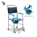 Cadeira de Banho Desmontável Higiênica D50 Dellamed