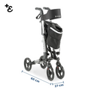 Andador 4 Rodas Compacto Dellamed D14