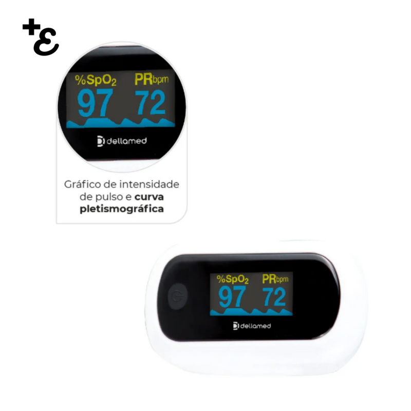 Oxímetro OLED com Alarme de Emergência de Alta Precisão
