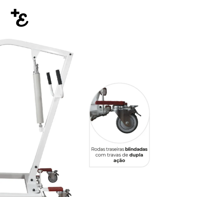 Guincho Manual Para Elevação de Acamados até 180 Kg Dellamed