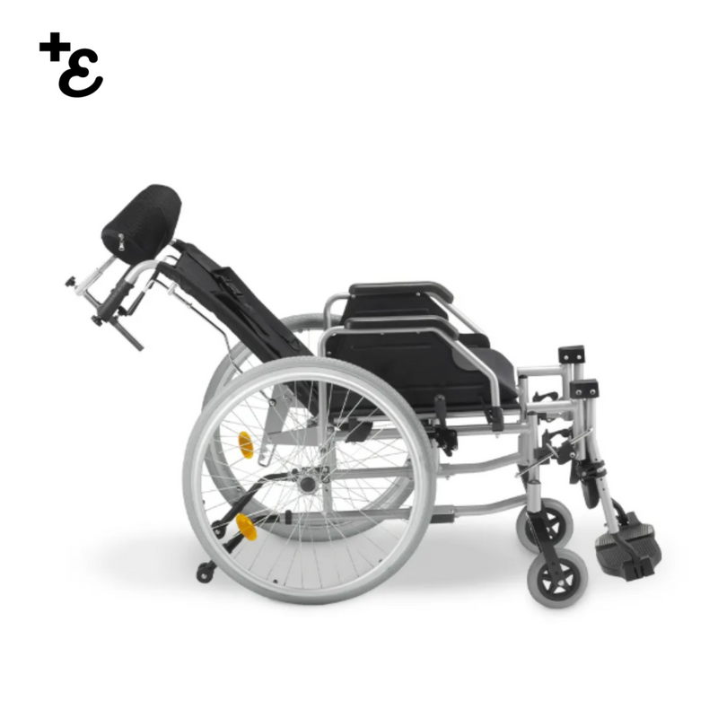 Cadeira de Rodas Tetra Reclinável com Encosto e Acessórios D700