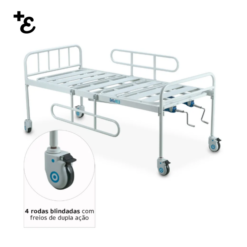 Cama DX2 Hospitalar 2 Movimentos Dellamed