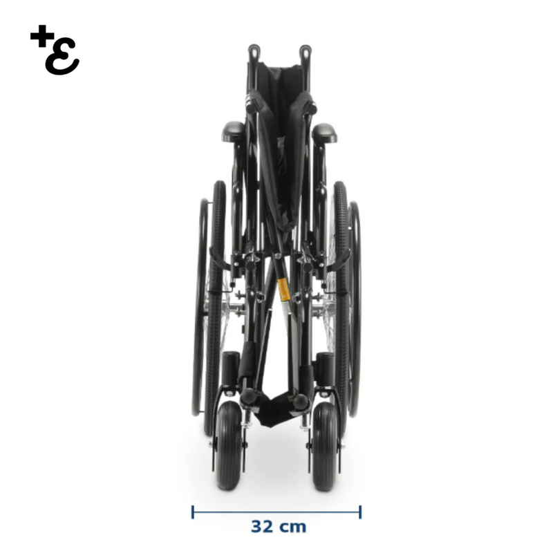 Cadeira de Rodas Dobrável Até 180 Kg D500