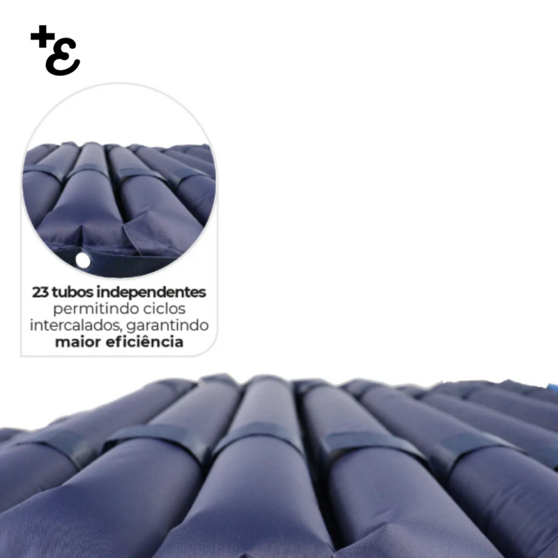 Colchão Pneumático Air Tube Dellamed Para Tratamento de Escaras até 150 Kg