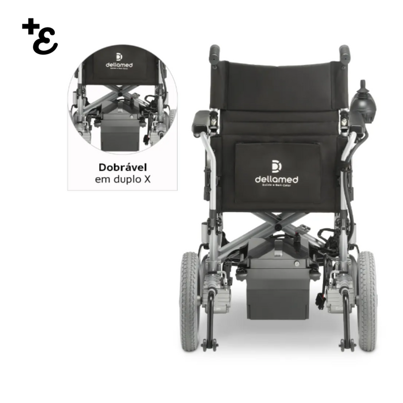 Cadeira de Rodas Motorizada Dobrável Em Alumínio D900