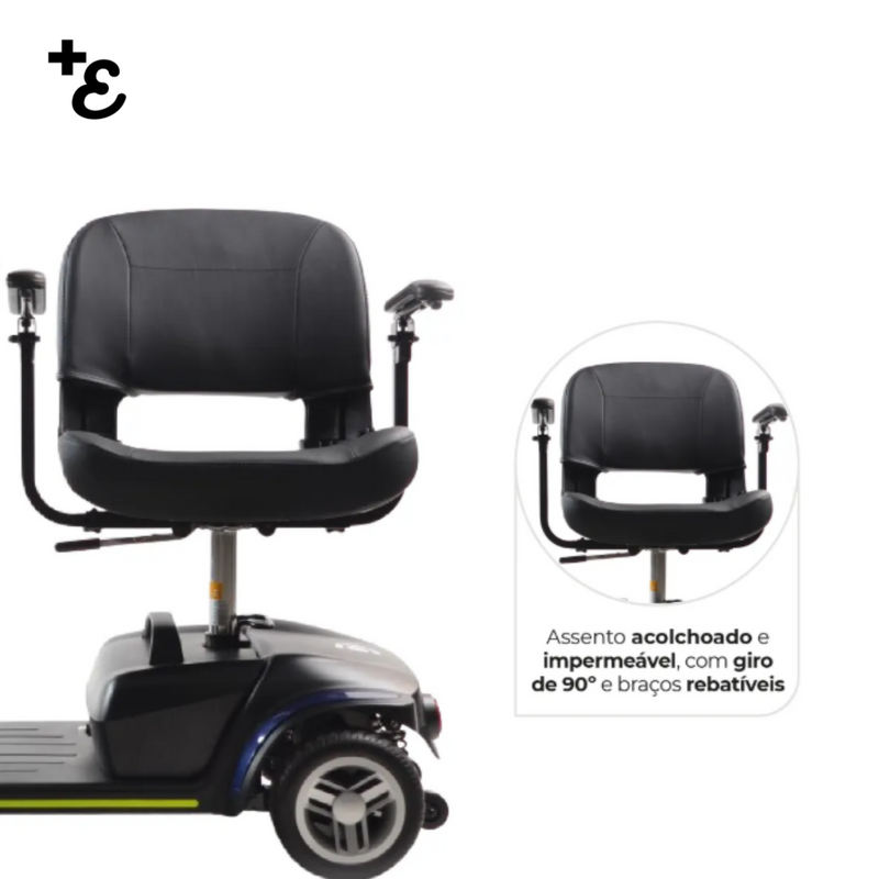Cadeira Motorizada Dobrável Elétrica Scooter Compacta LB