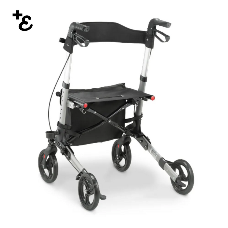 Andador 4 Rodas Compacto Dellamed D14